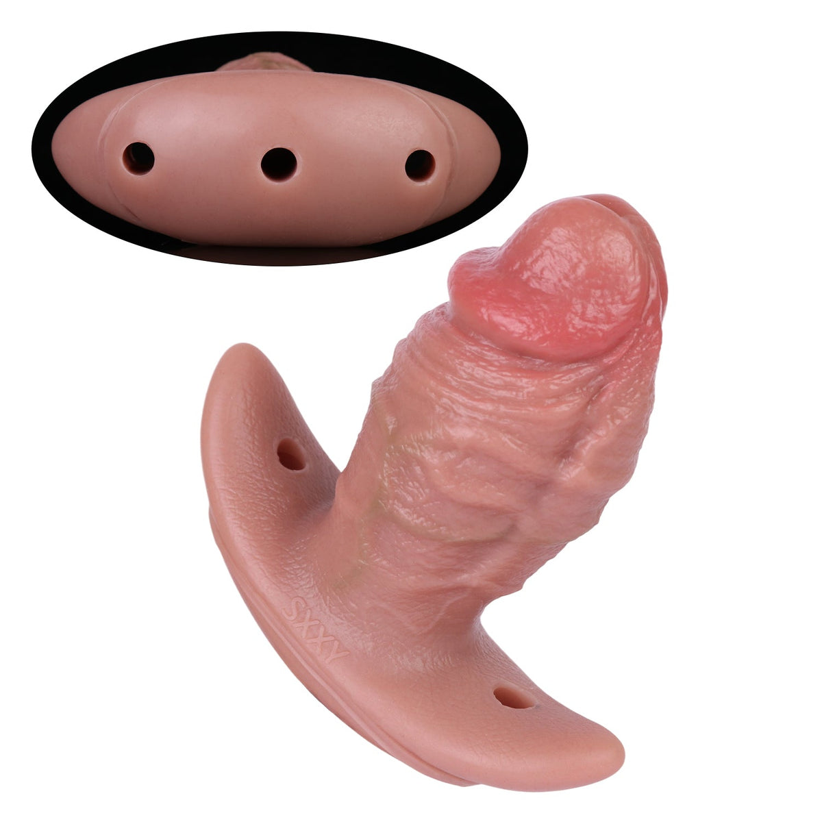 4.7 Inch Realistic Vibrating Fox Tail Butt Plug