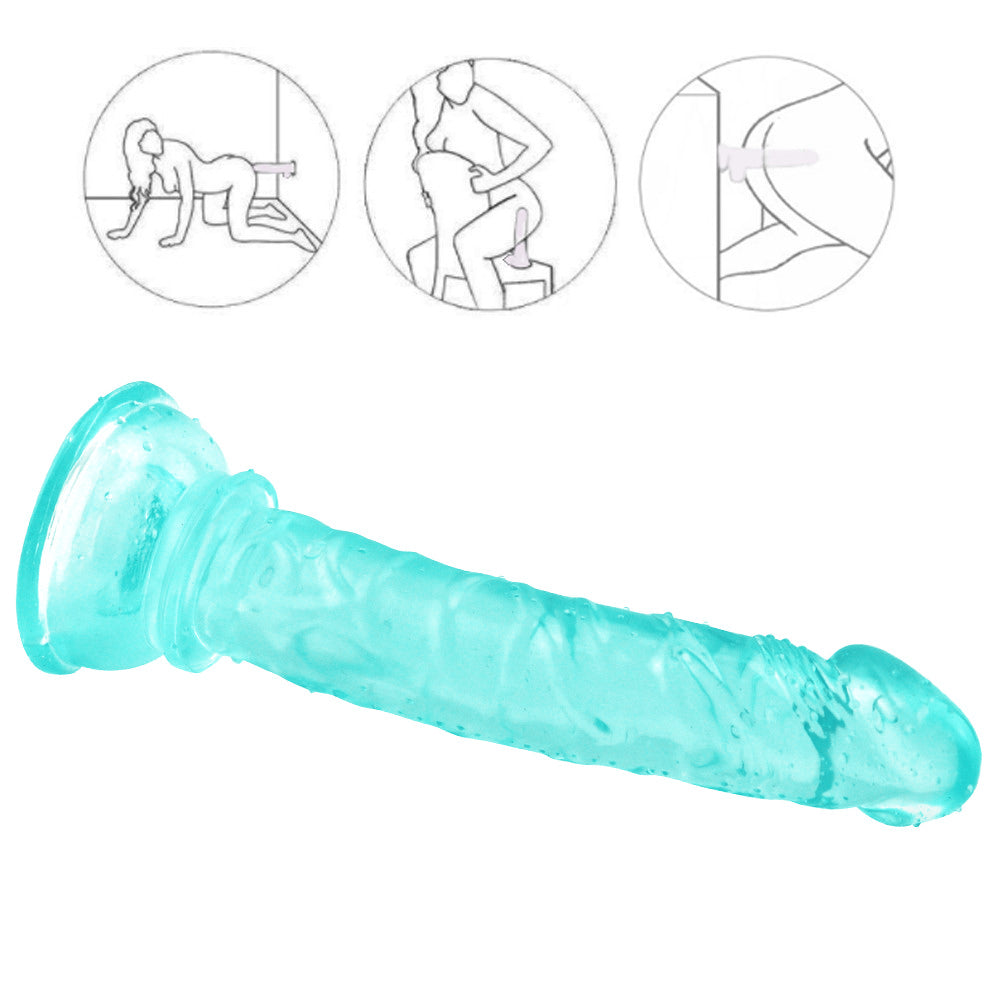 5.7 Inch Green Jelly Slim Small Dildo