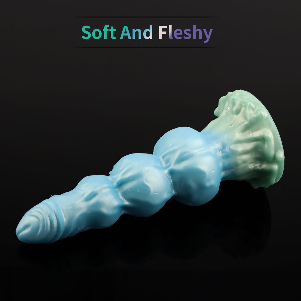 22.9 cm Three Knot Macarons Fantasy Dog Dildo