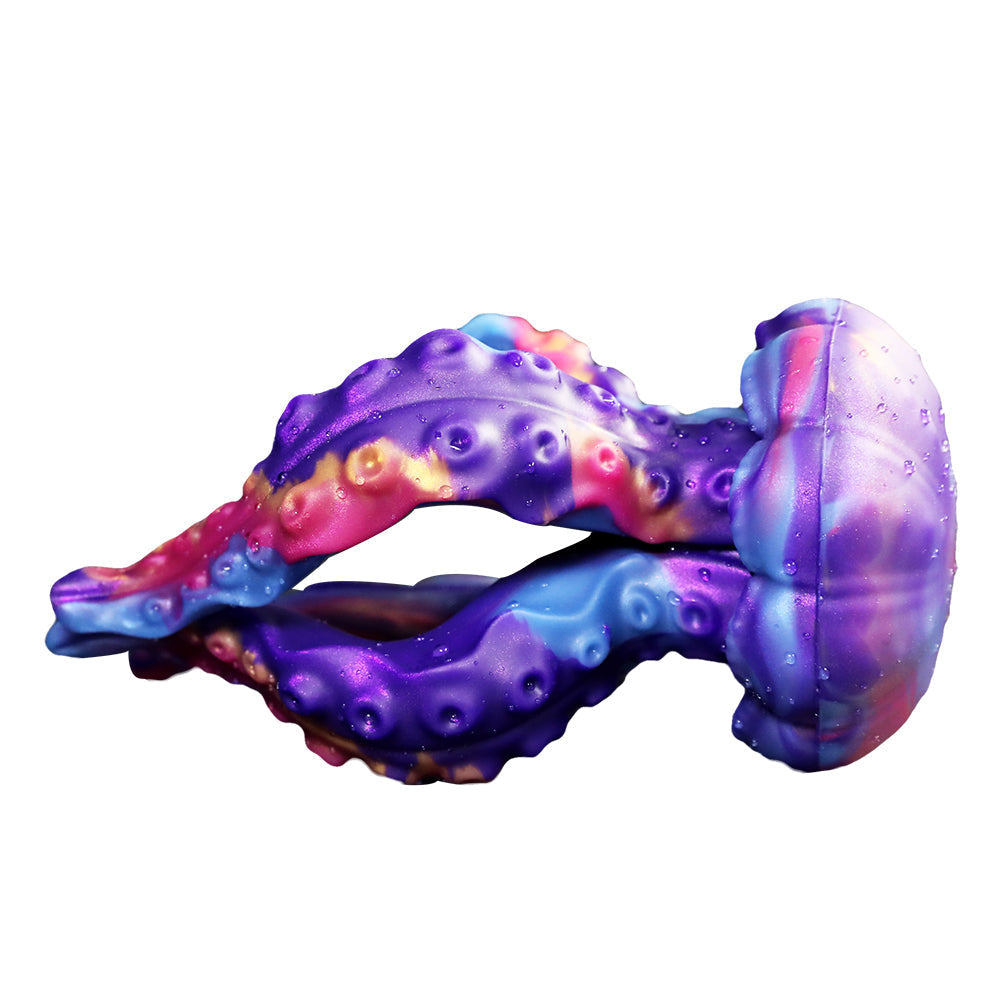 Purple Fantasy Octopus Tentacle Huge Butt Plug