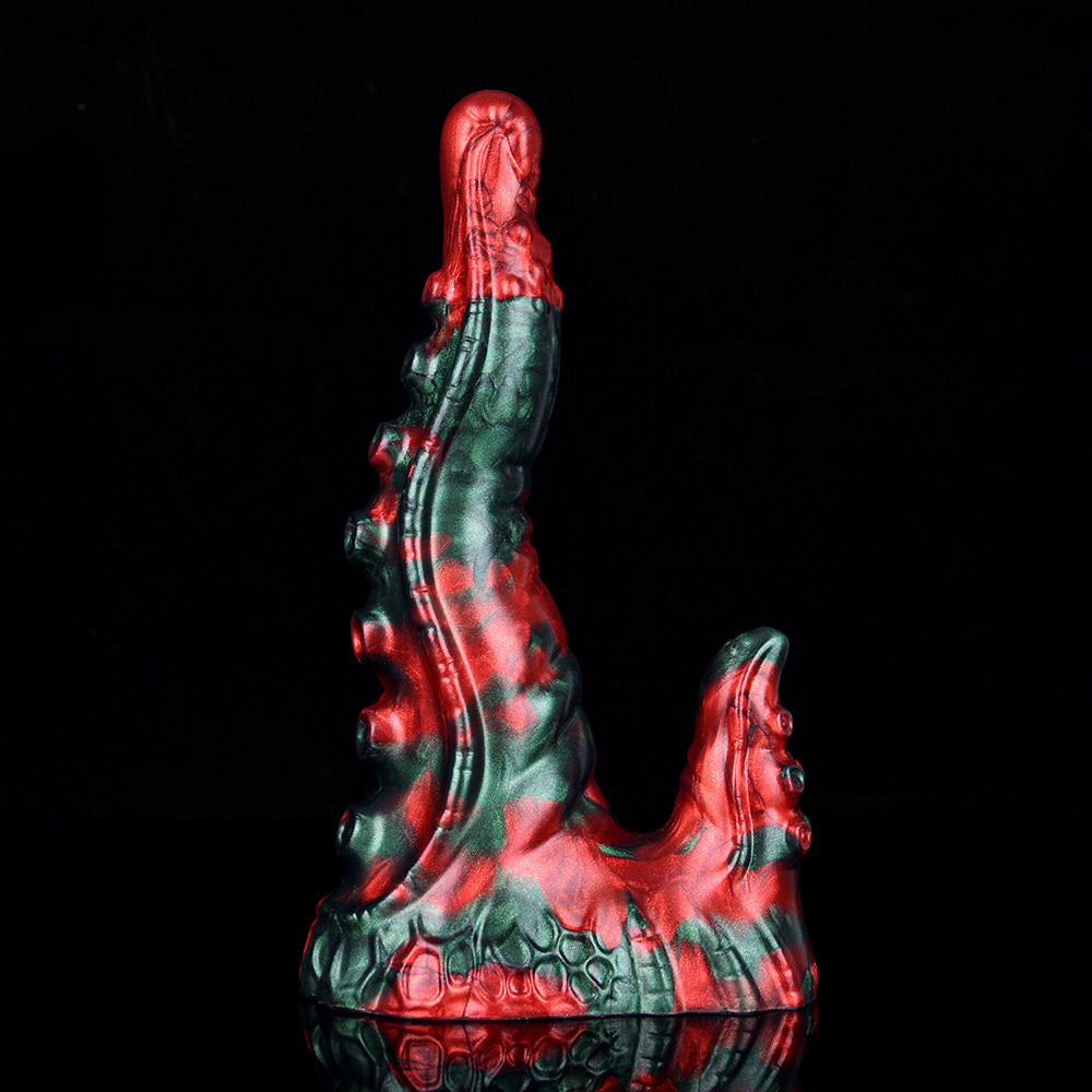 20.3 cm Curved Silicone Monster Double Tentacle Dildo