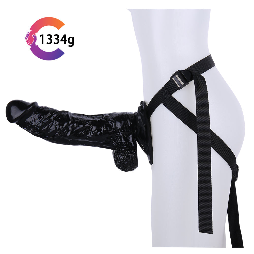 30.5 cm Strap-On Big Black Dildo