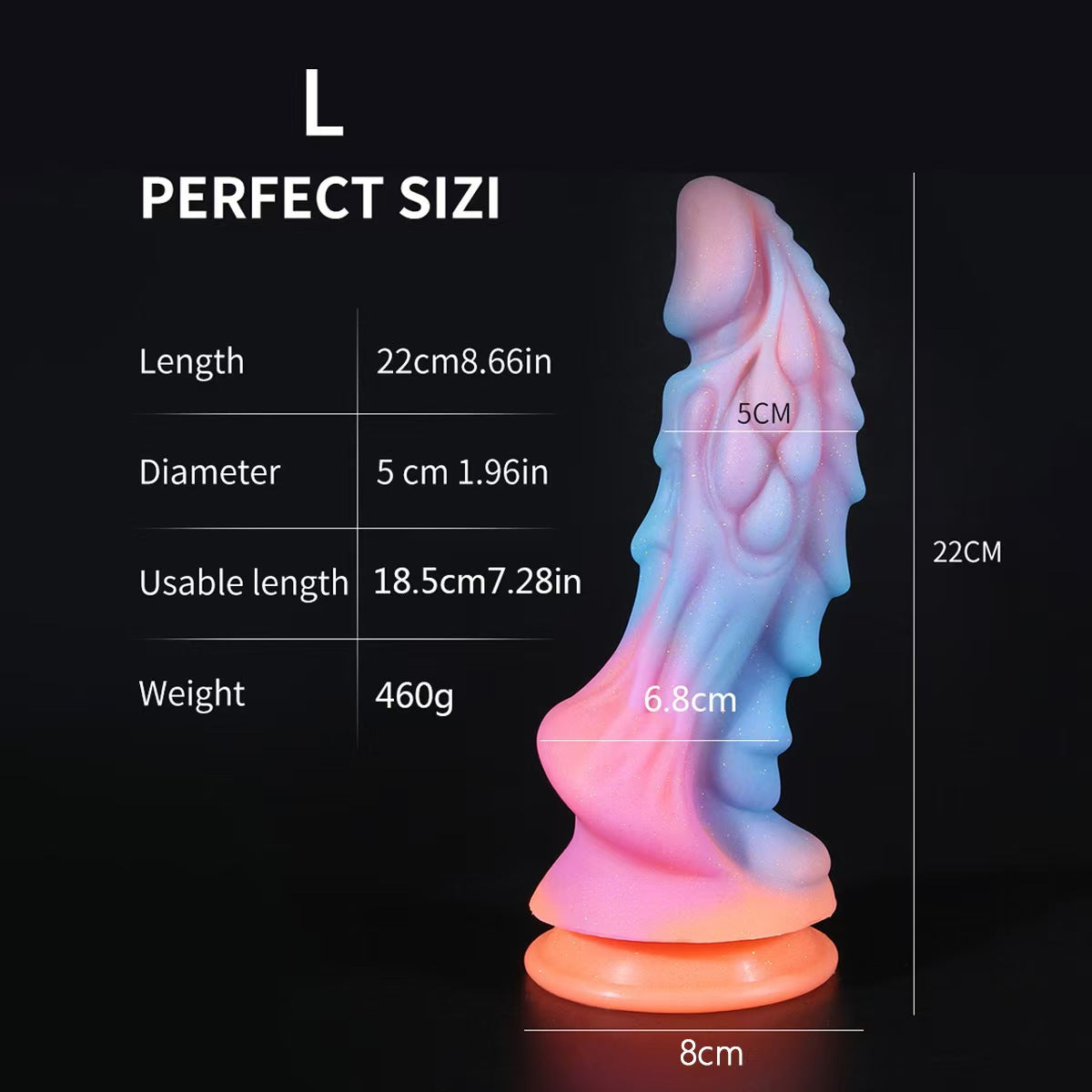 Fantasy Dragon Glow In The Dark Dildo