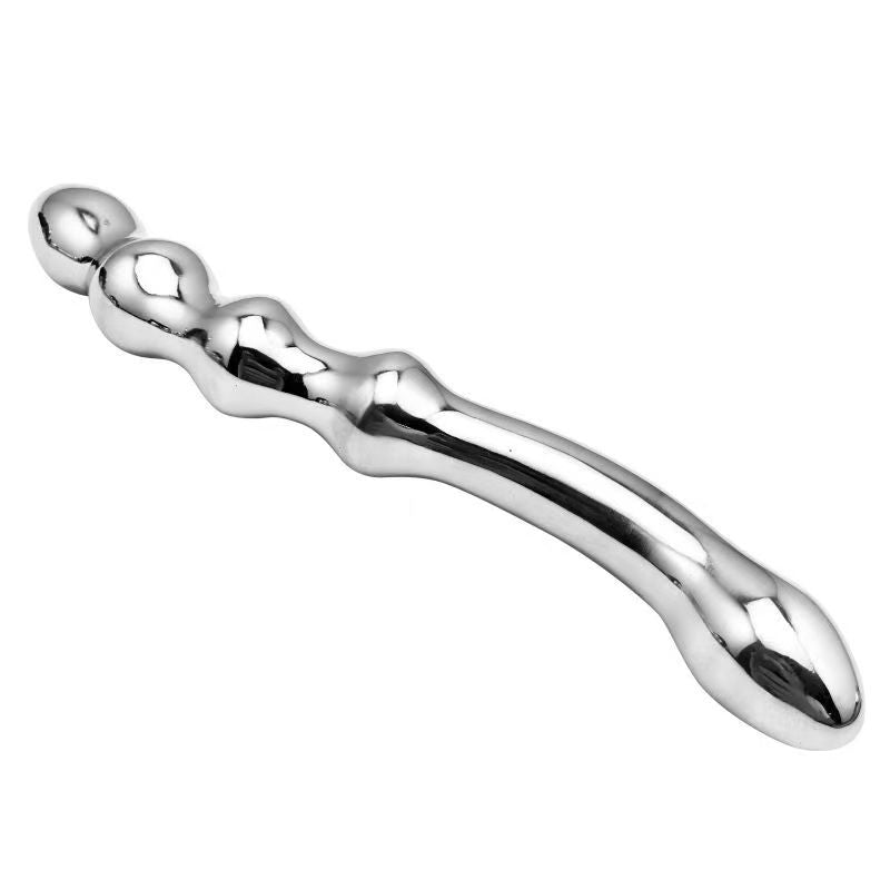 21 cm Double Head Male Metal Dildo