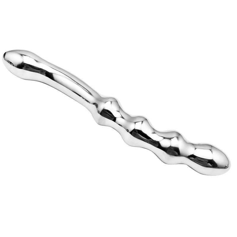 21 cm Double Head Male Metal Dildo