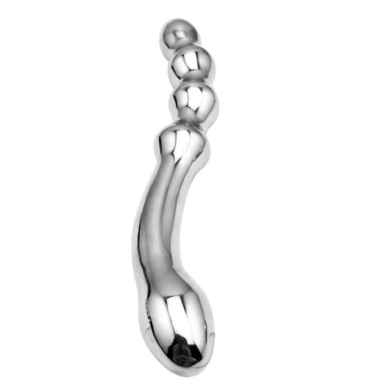 21 cm Double Head Male Metal Dildo