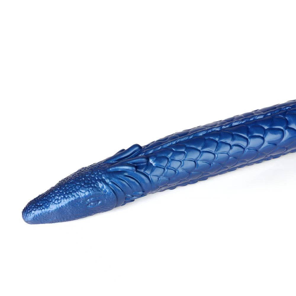 3 Foot Blue Fantasy Alien Textured Tentacle Dildo