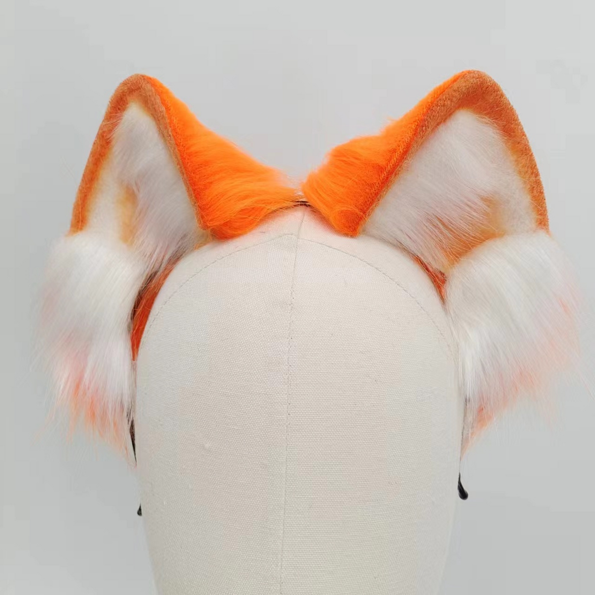 Orange Fox Tail Butt Plug For Women