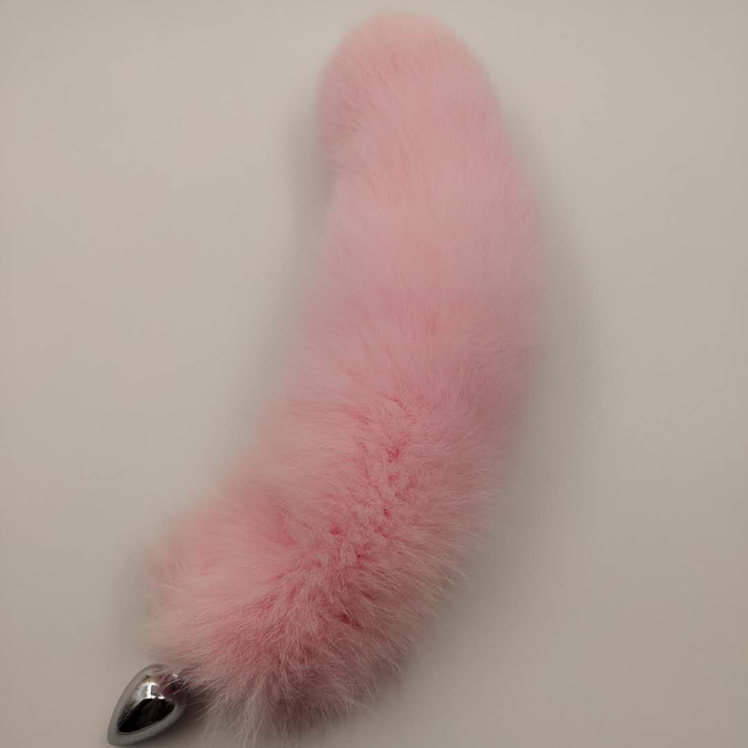Pink Cute Fox Tail Anal Plug