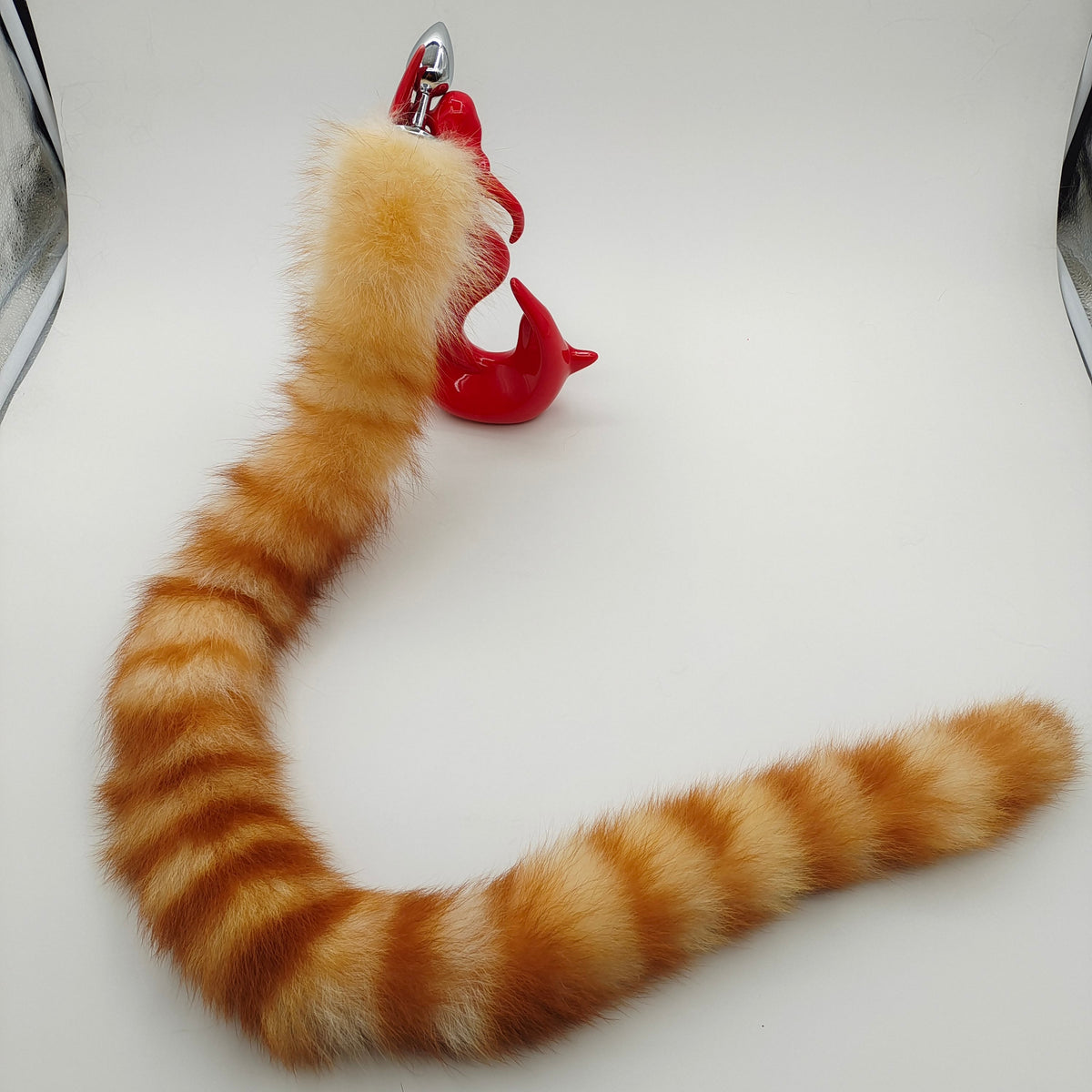 Metal Small Cat Tail Beginner Butt Plug
