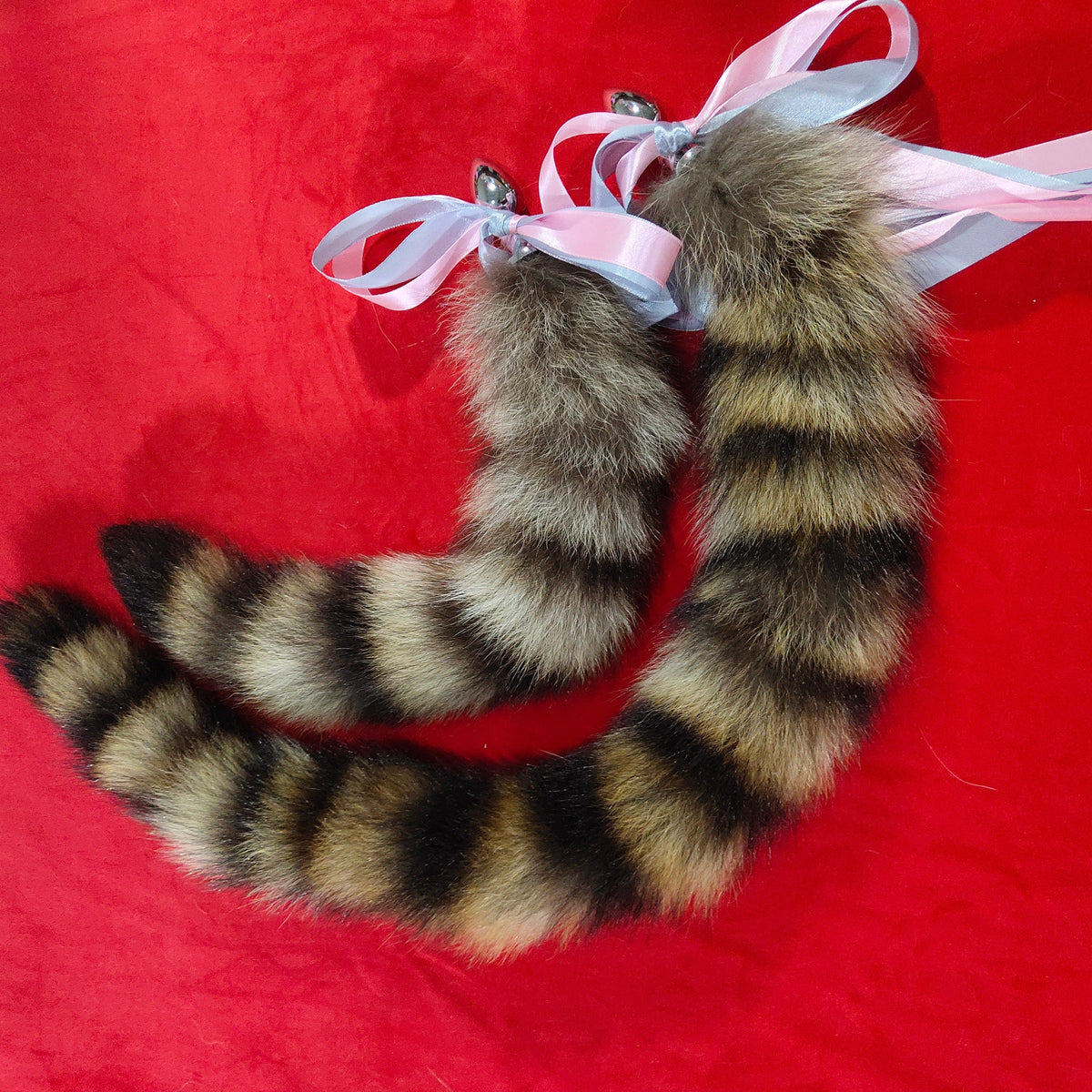 Raccoon Metal Tail Butt Plug