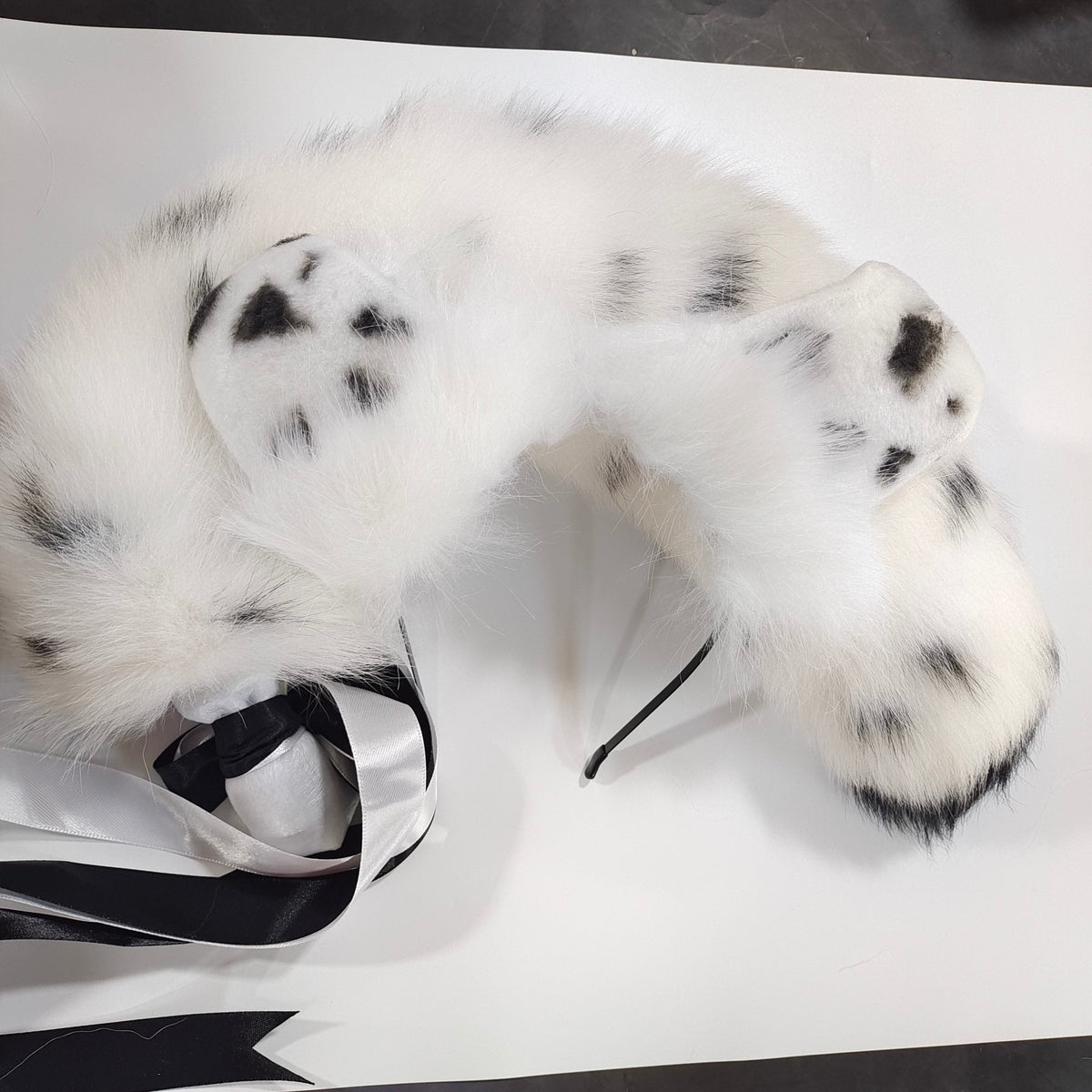 Dog Tail Metal Butt Plug Ear Kit