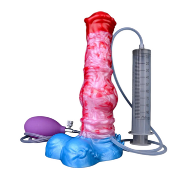 20.3 cm Horse Knot Inflatable Ejaculating Dildo