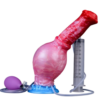 26 cm Horse Cum Inflatable Squirting Dildo