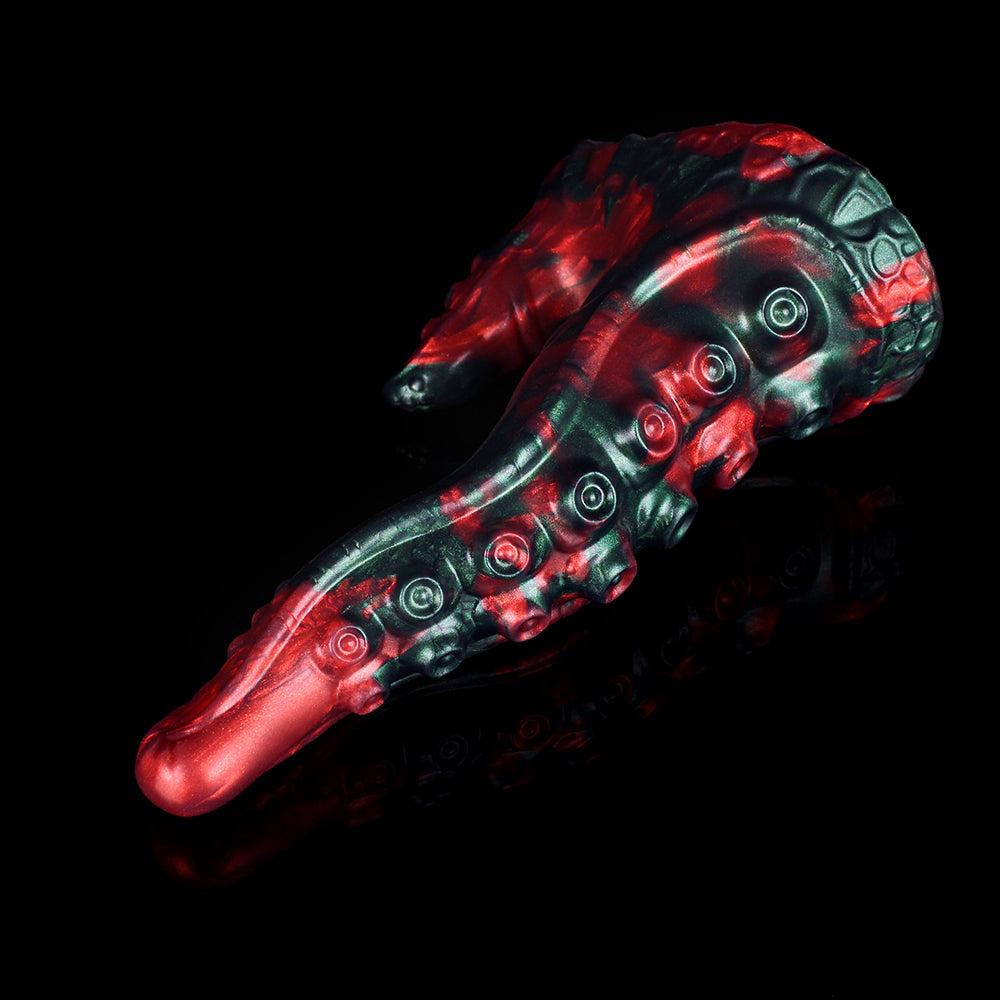 20.3 cm Curved Silicone Monster Double Tentacle Dildo