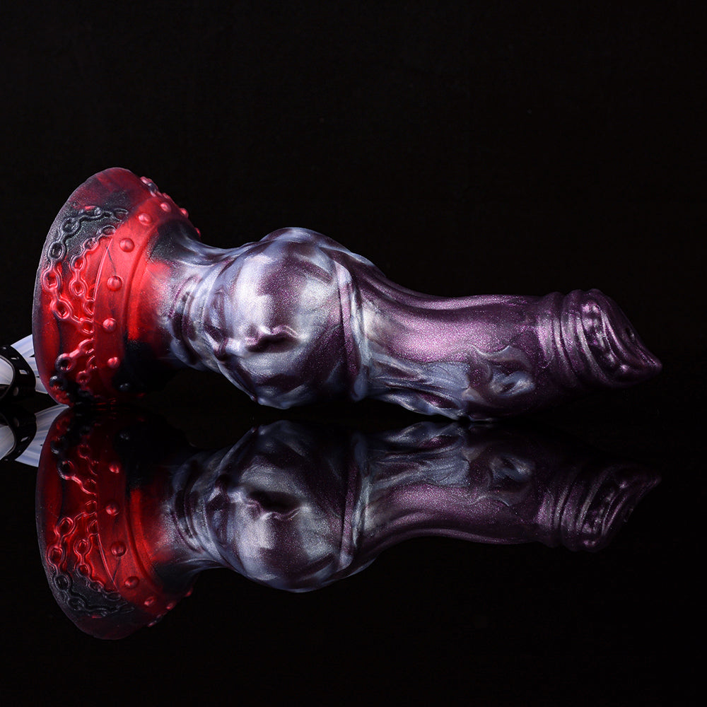 17.8 cm Raised Dog Knotted Ejaculating Dildo