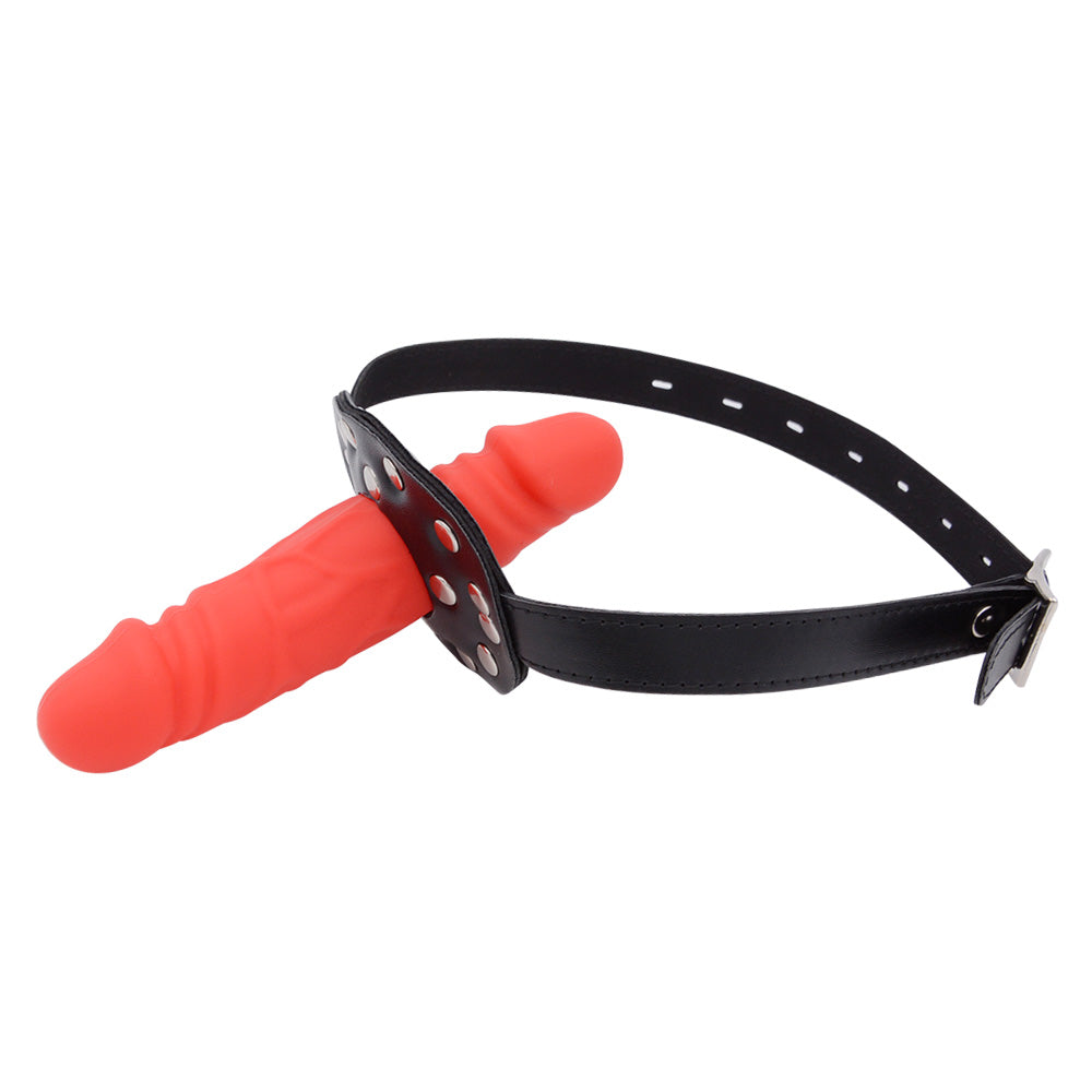 Bondage Custom Double Head BDSM Dildo Gag