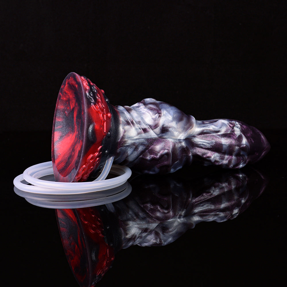 17.8 cm Raised Dog Knotted Ejaculating Dildo
