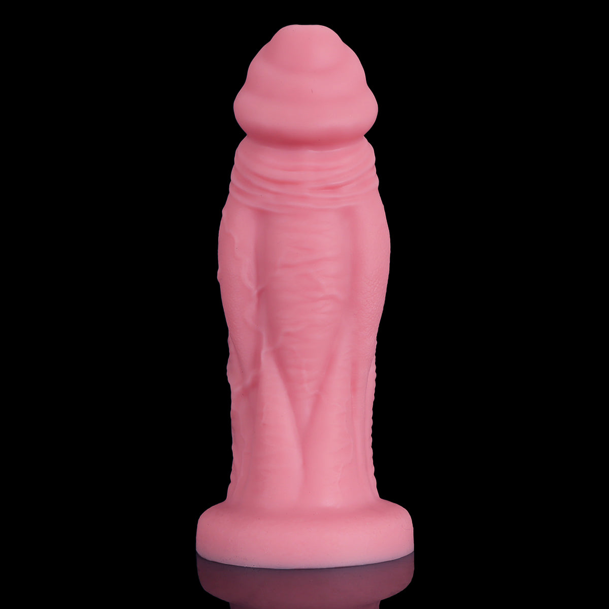 3 Inch Wide Pink Huge Textured Monster Dildo