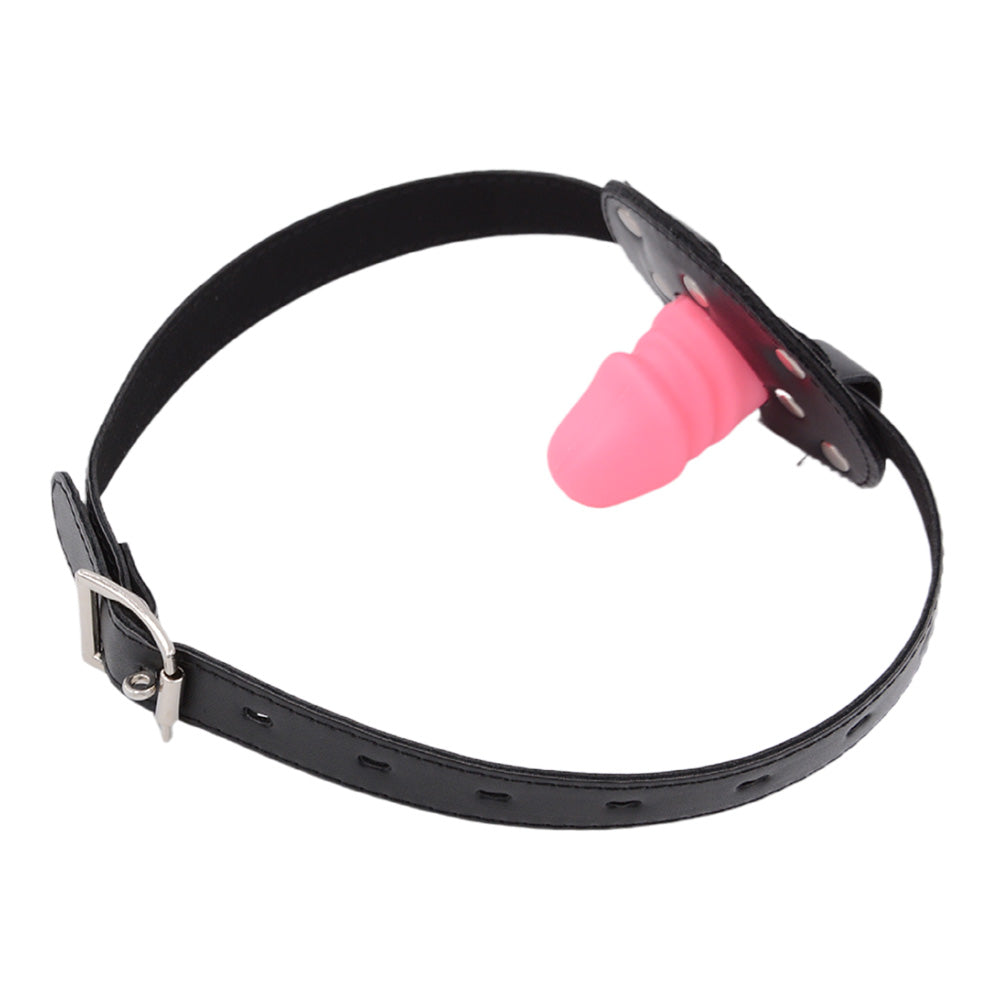 Small Mouth Strap-On Face Dildo Gag