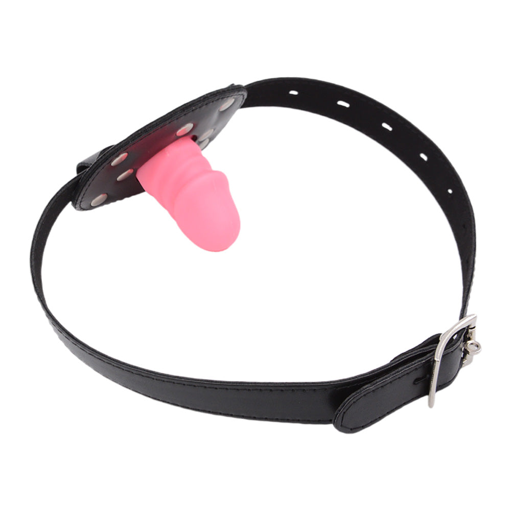 Small Mouth Strap-On Face Dildo Gag