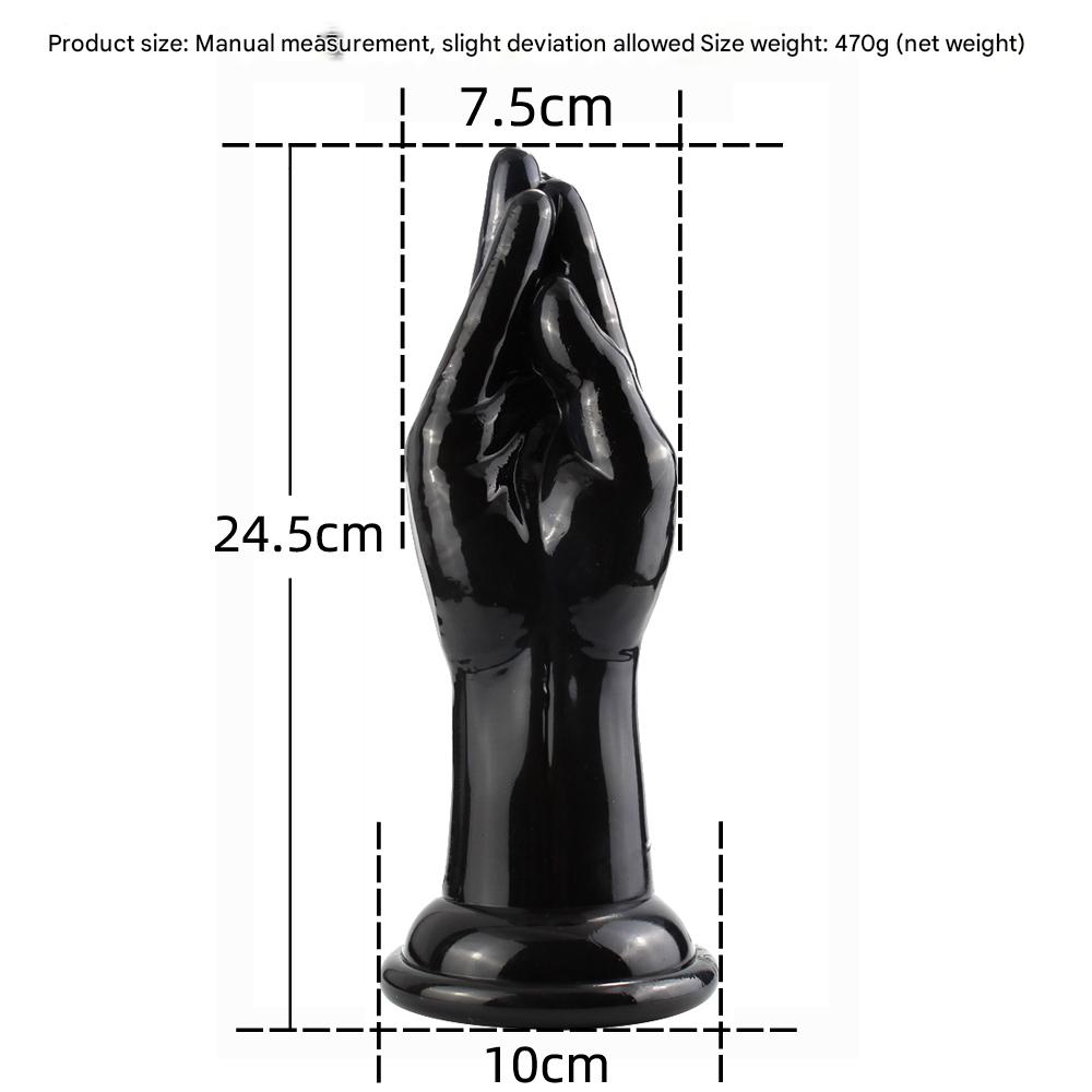 9.6 Inch Huge Clear Realistic Hand Dildo