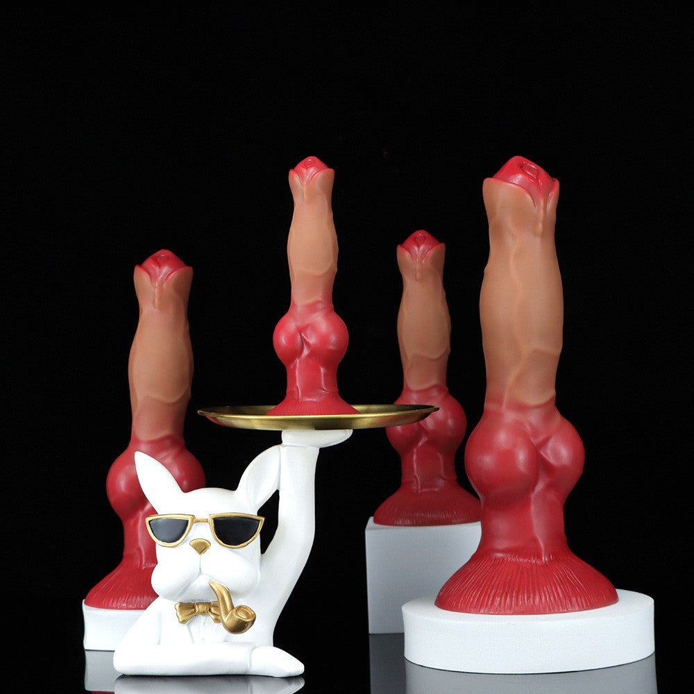 Fantasy Silicone 4 Size Knot Dog Dildo