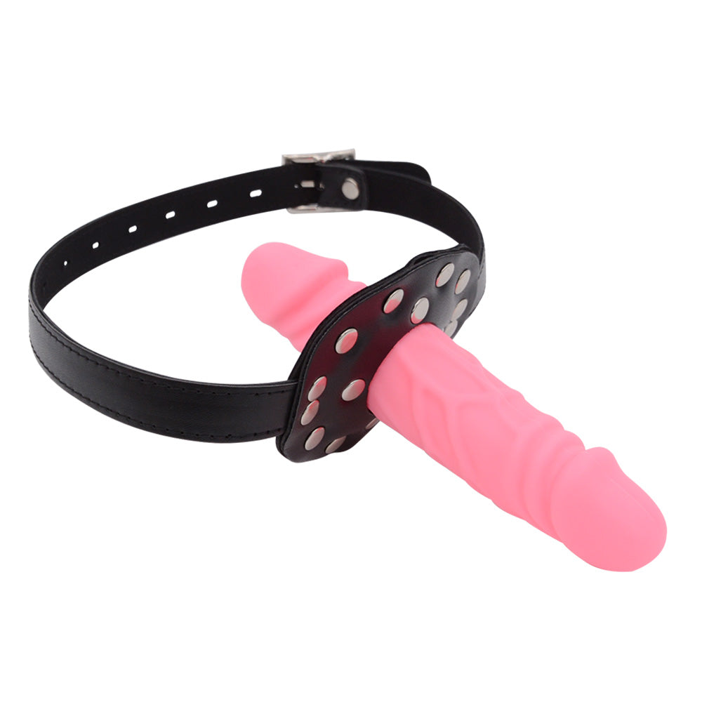Bondage Custom Double Head BDSM Dildo Gag