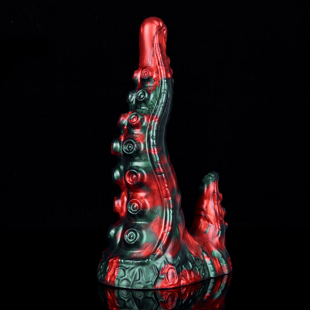 20.3 cm Curved Silicone Monster Double Tentacle Dildo