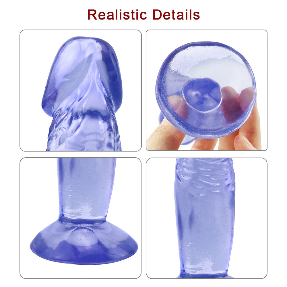 4 Inch Blue Small Dildo For Beginner