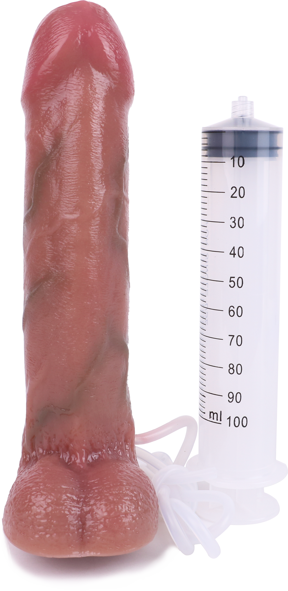 22.9 cm Realistic Squirting Dildo with Foreskin