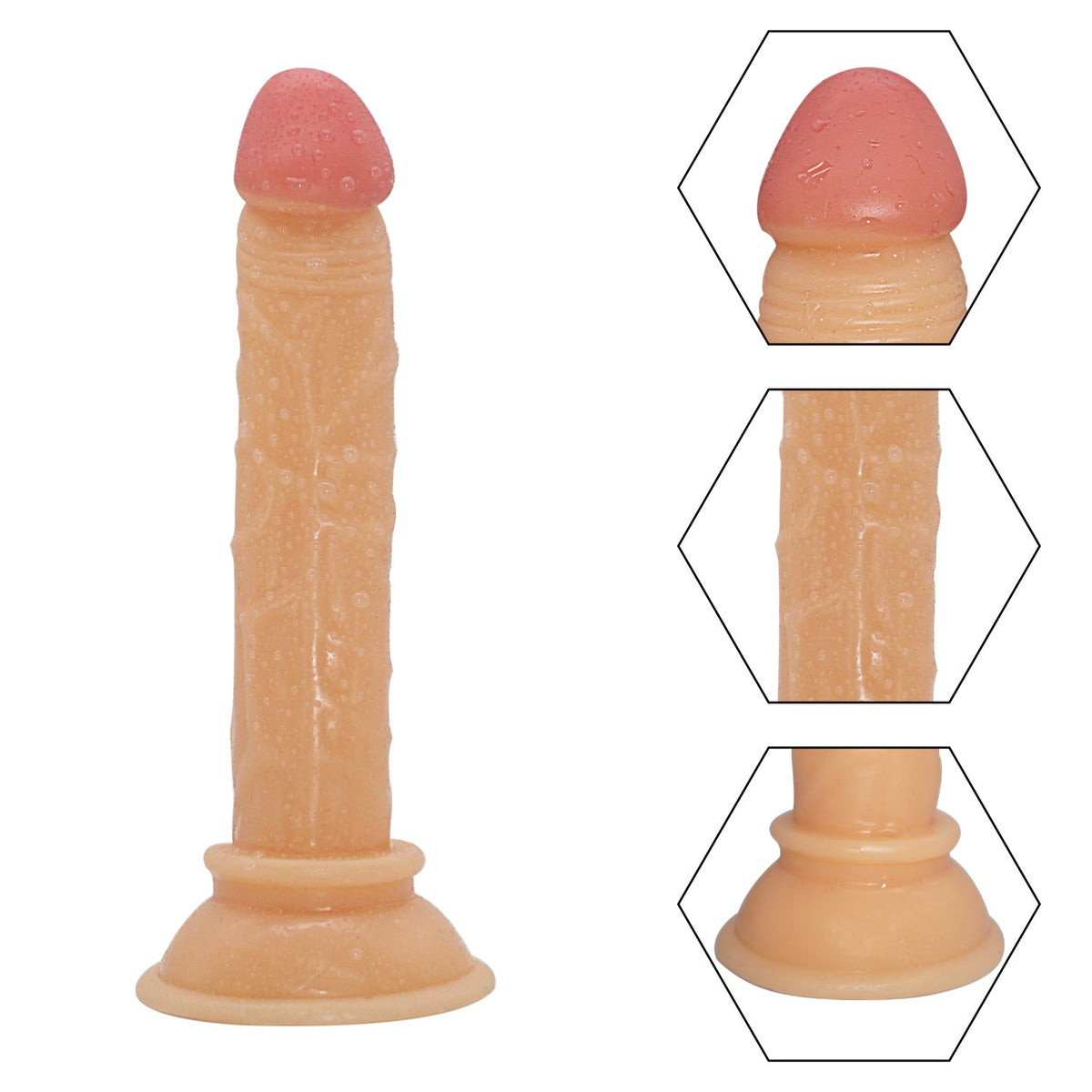 2.5 cm Dildo Small Strap-On Beginners