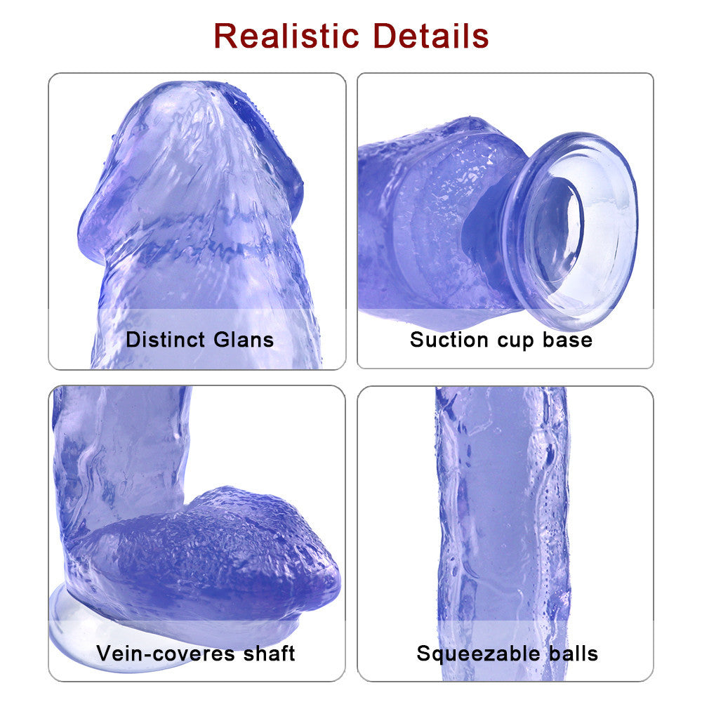 27.9 cm Big Thick Blue Jelly Dildo