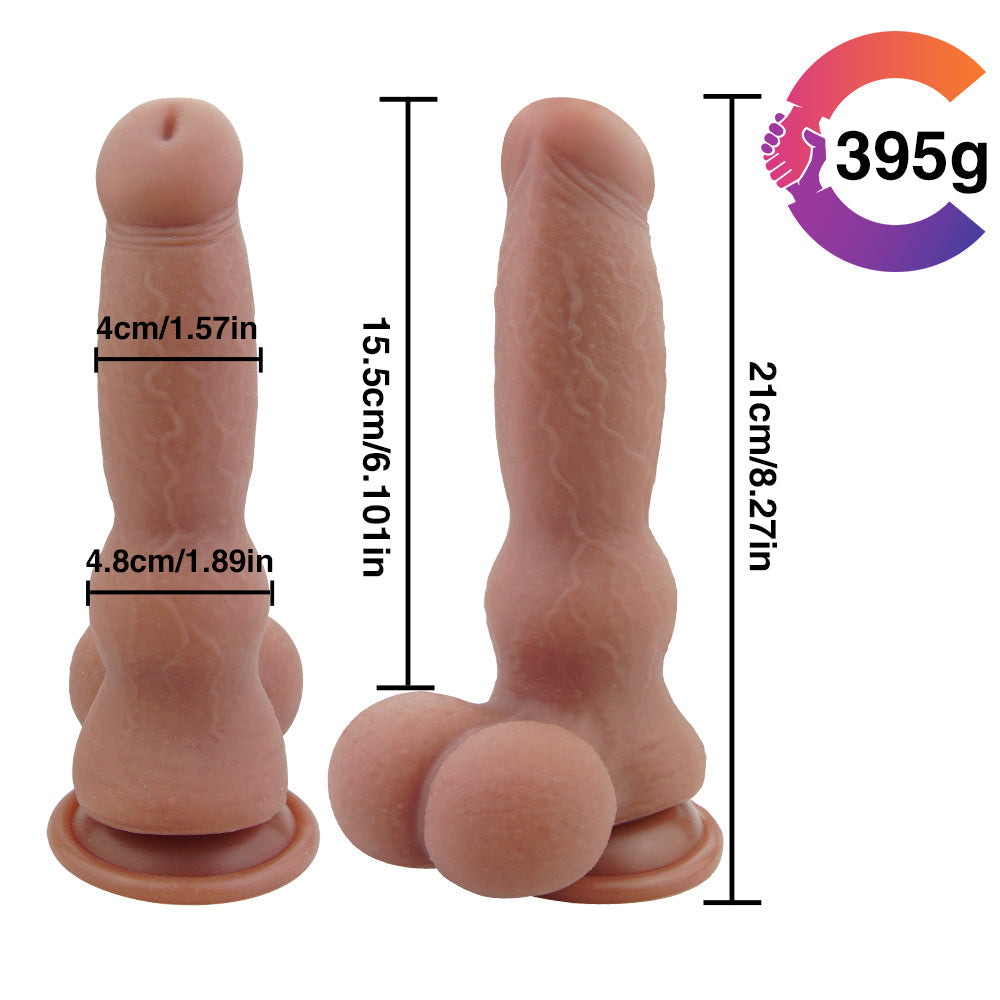 21 cm Silicone Dog Strap-On Dildo