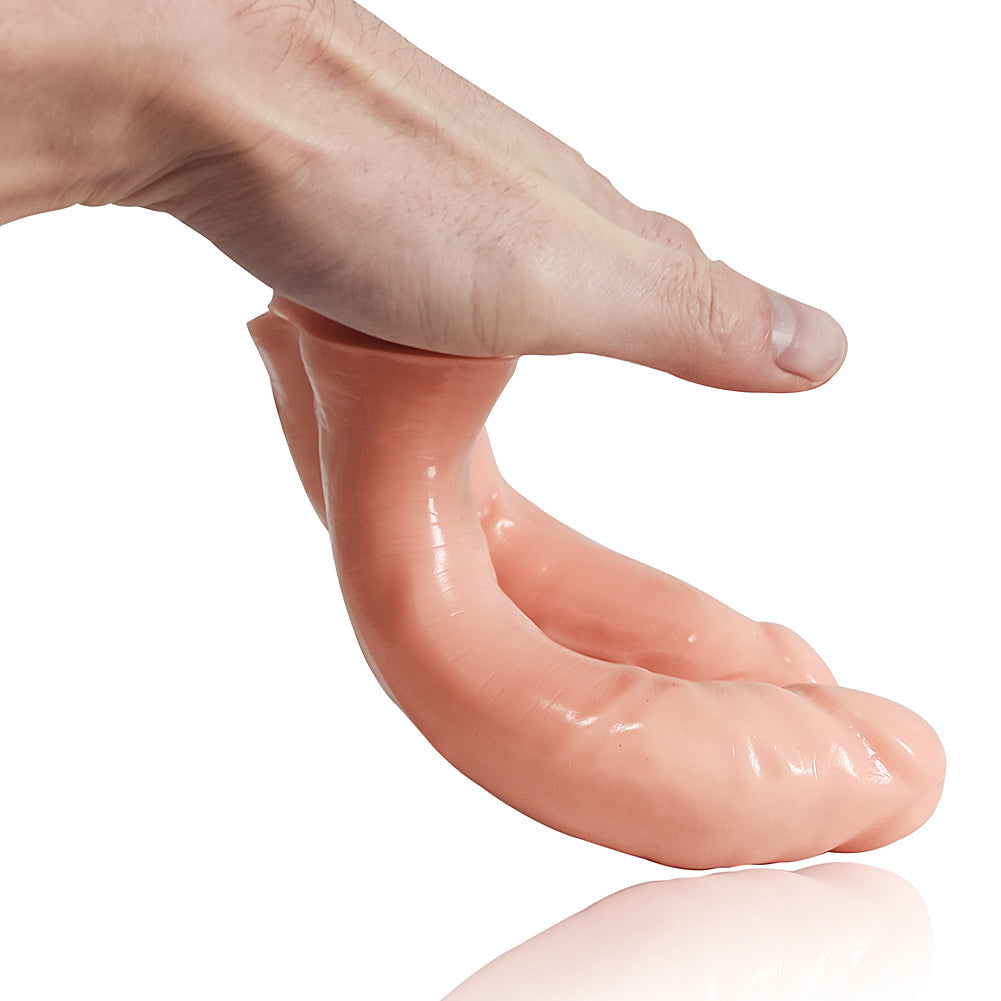 7 Inch Realistic Slim Soft Double Penetration Dildo