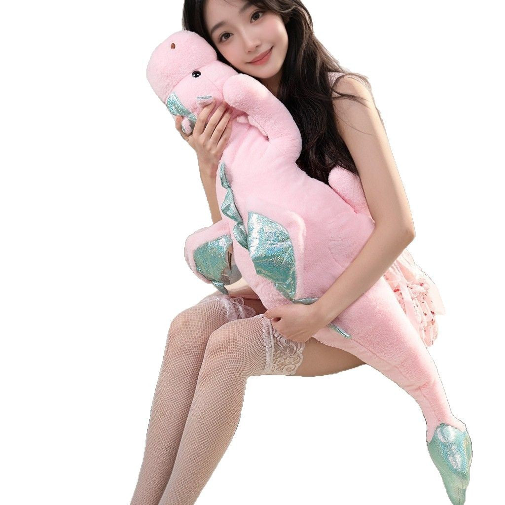 Pink Plush Infinity Pillow Dildo Machine