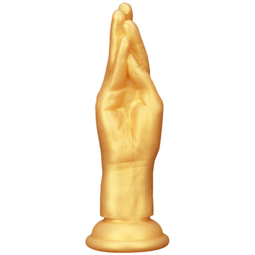 Gold Silicone Hand Fisting Dildo Suction Cup