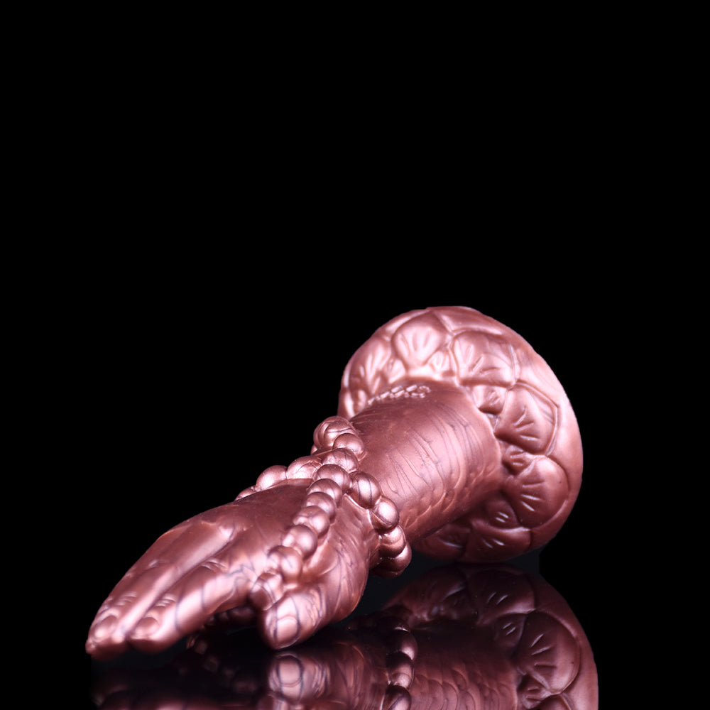 6.1 Inch Rose Beaded Textured Hand Fist Dildo