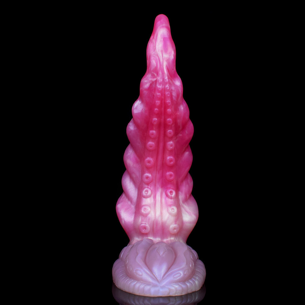 22.9 cm Pink Curved Monster Tentacle Dildo