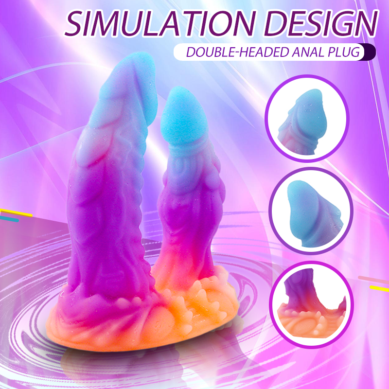 17.8 cm Monster Fantasy Double Penetration Dildo