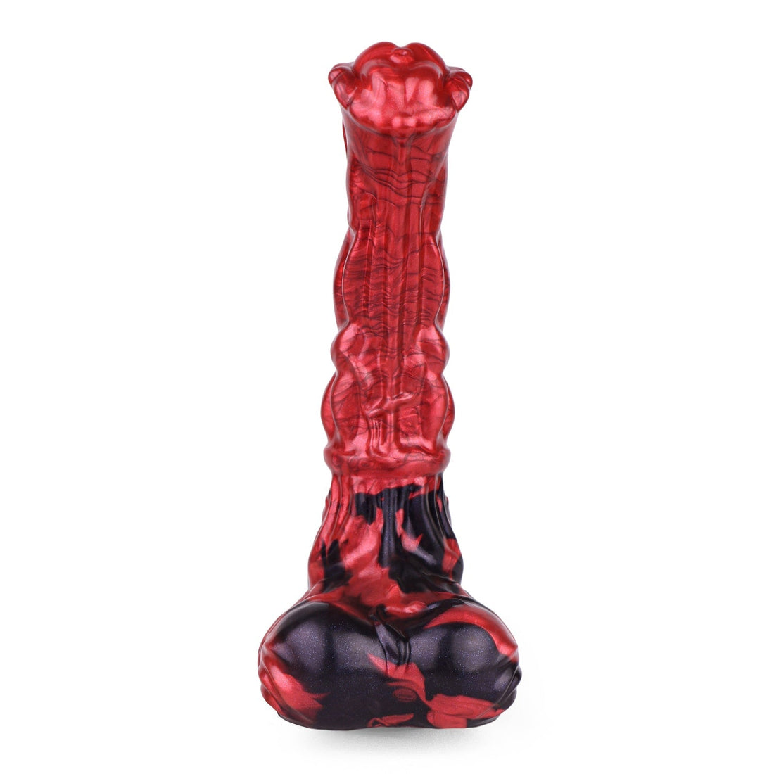 12 Inch Red Fantasy Bumpy Animal Horse Dildo