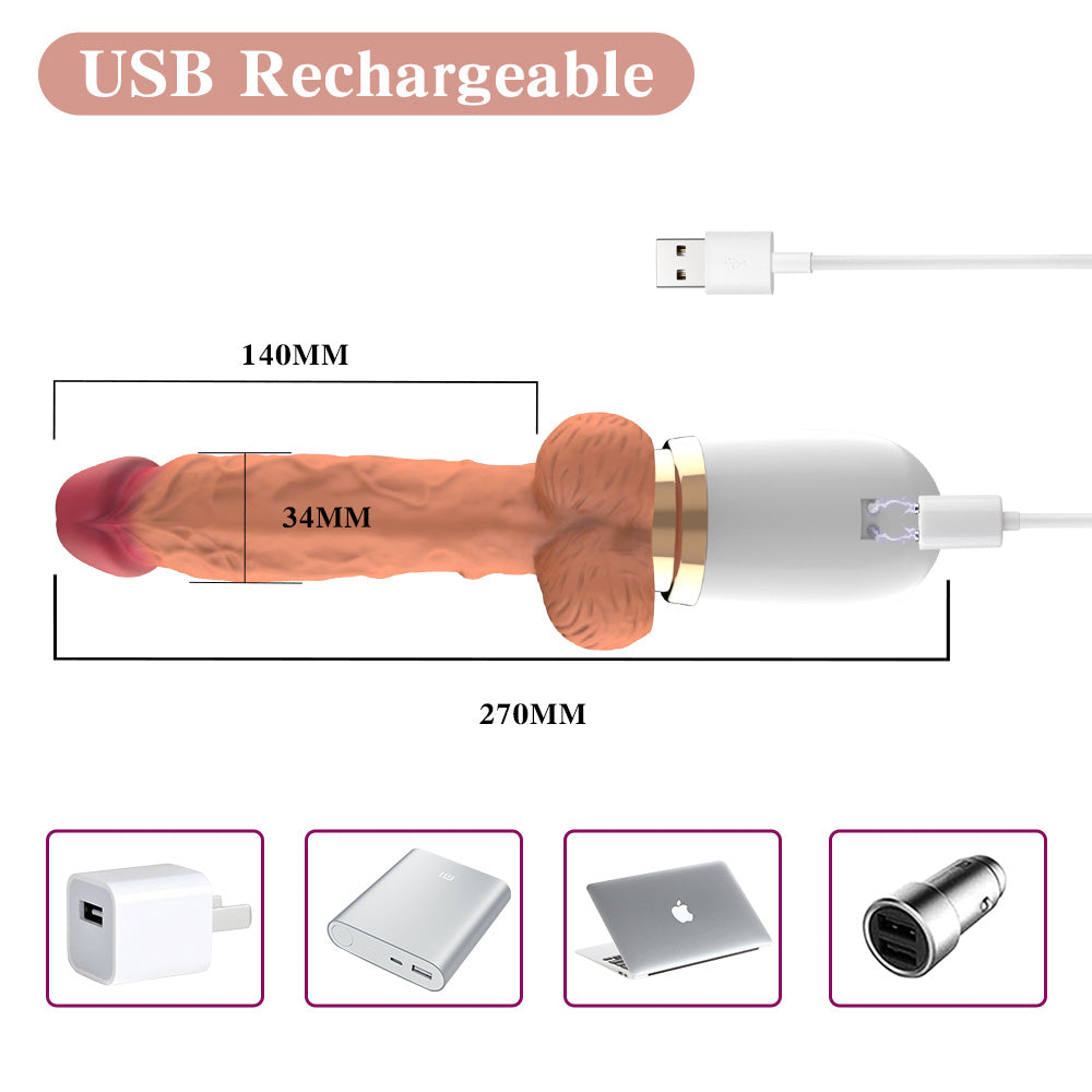Small Sex Machine 12.7 cm Dildo Attachment