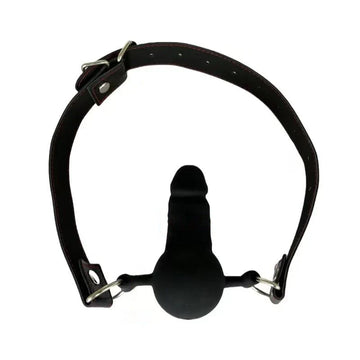 7.6 cm BDSM Black Dildo Gag