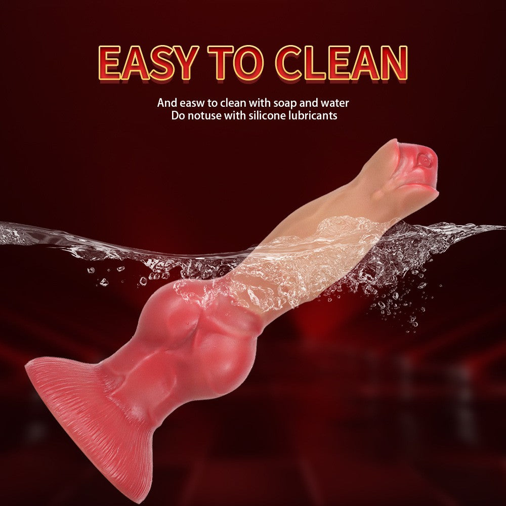 Fantasy Silicone 4 Size Knot Dog Dildo