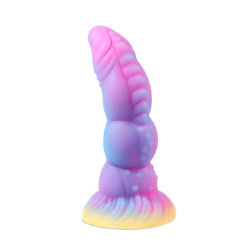 7.8 Inch Light up Fantasy Dragon Curved Dildo