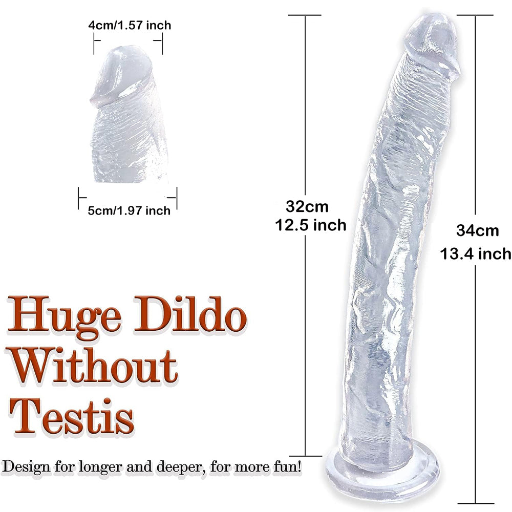 30.5 cm Jelly Extra Long Huge Dildo