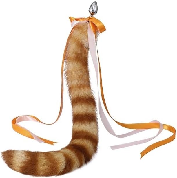 Metal Small Cat Tail Beginner Butt Plug