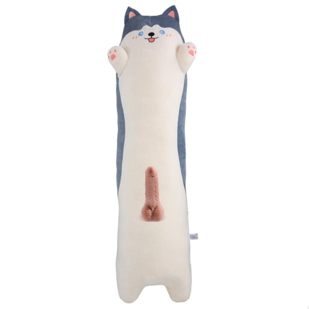 Dog Plush Toy Hidden Dildo Machine