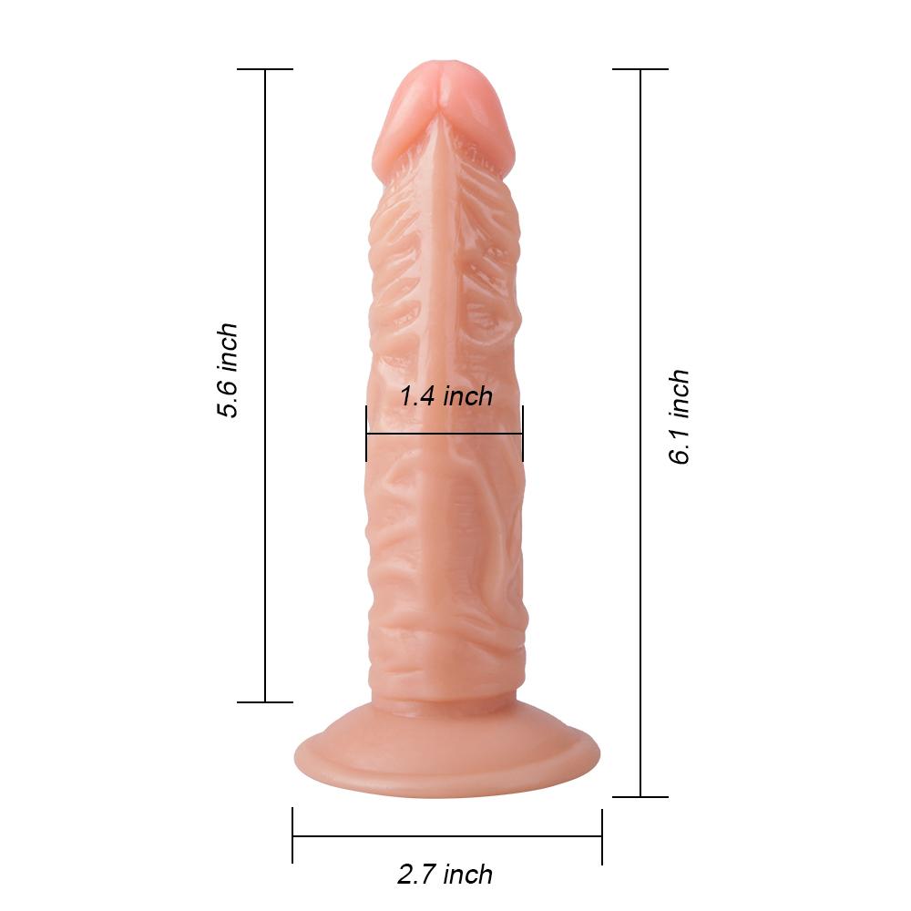 15.5 cm Realistic Dildo Without Scrotum