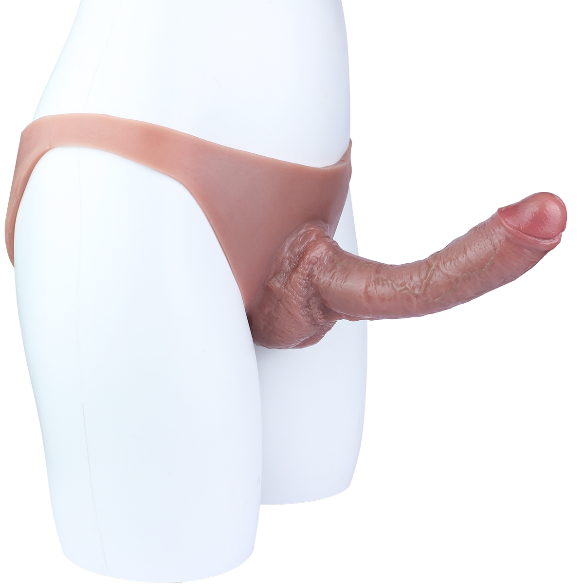 20.3 cm Triangle Realistic Thick Dildo Pants
